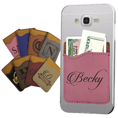 smart wallet mobile card holder custom|custom wallets for cell phones.